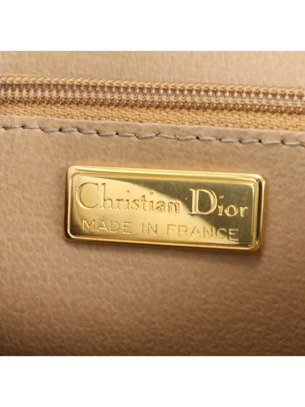 Dior Vintage Trotter Leather 2-Way Shoulder Bag Crossbody
